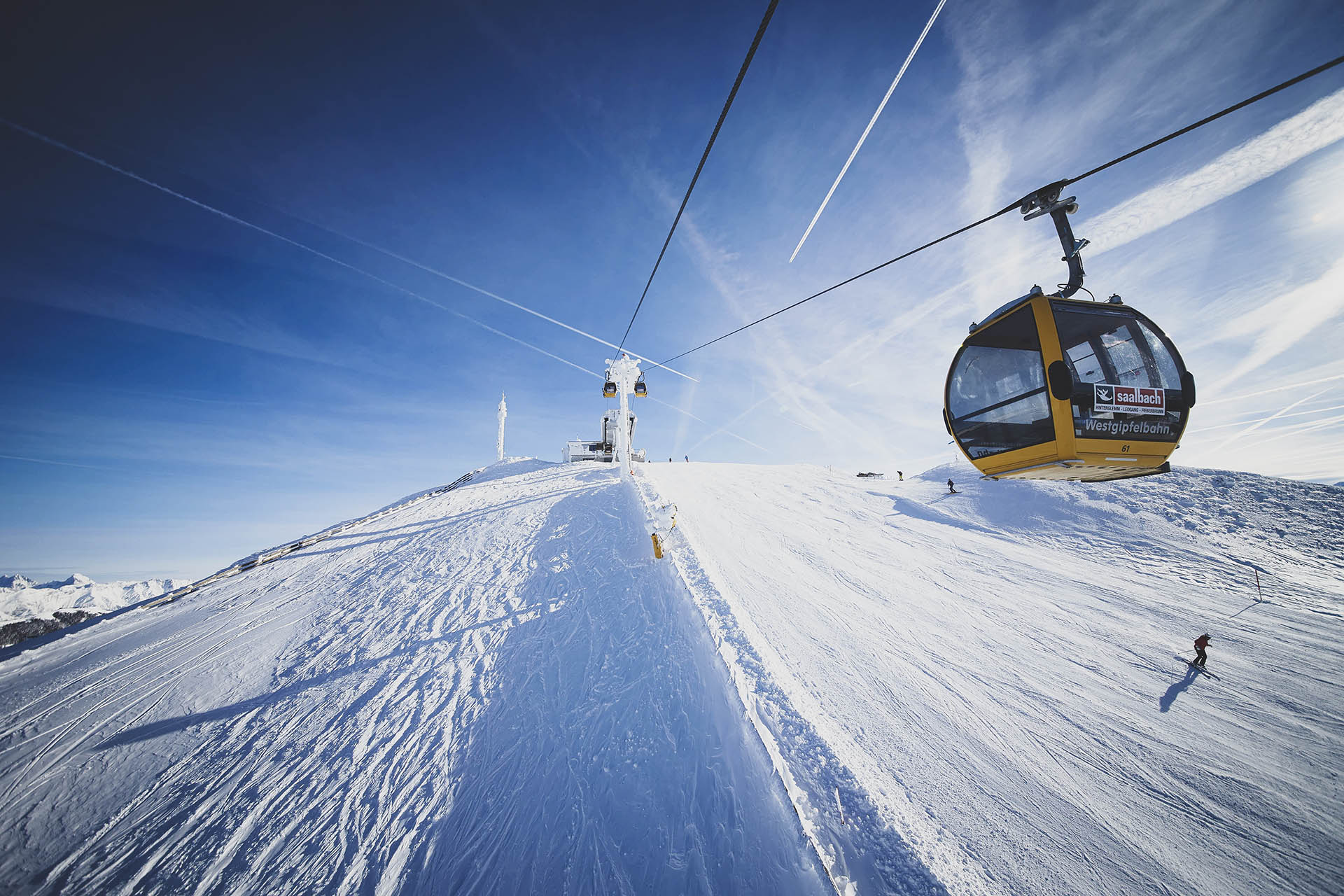 HolidayFlats24-Skifahren in Saalbach Hinterglemm- Westgipfelbahn