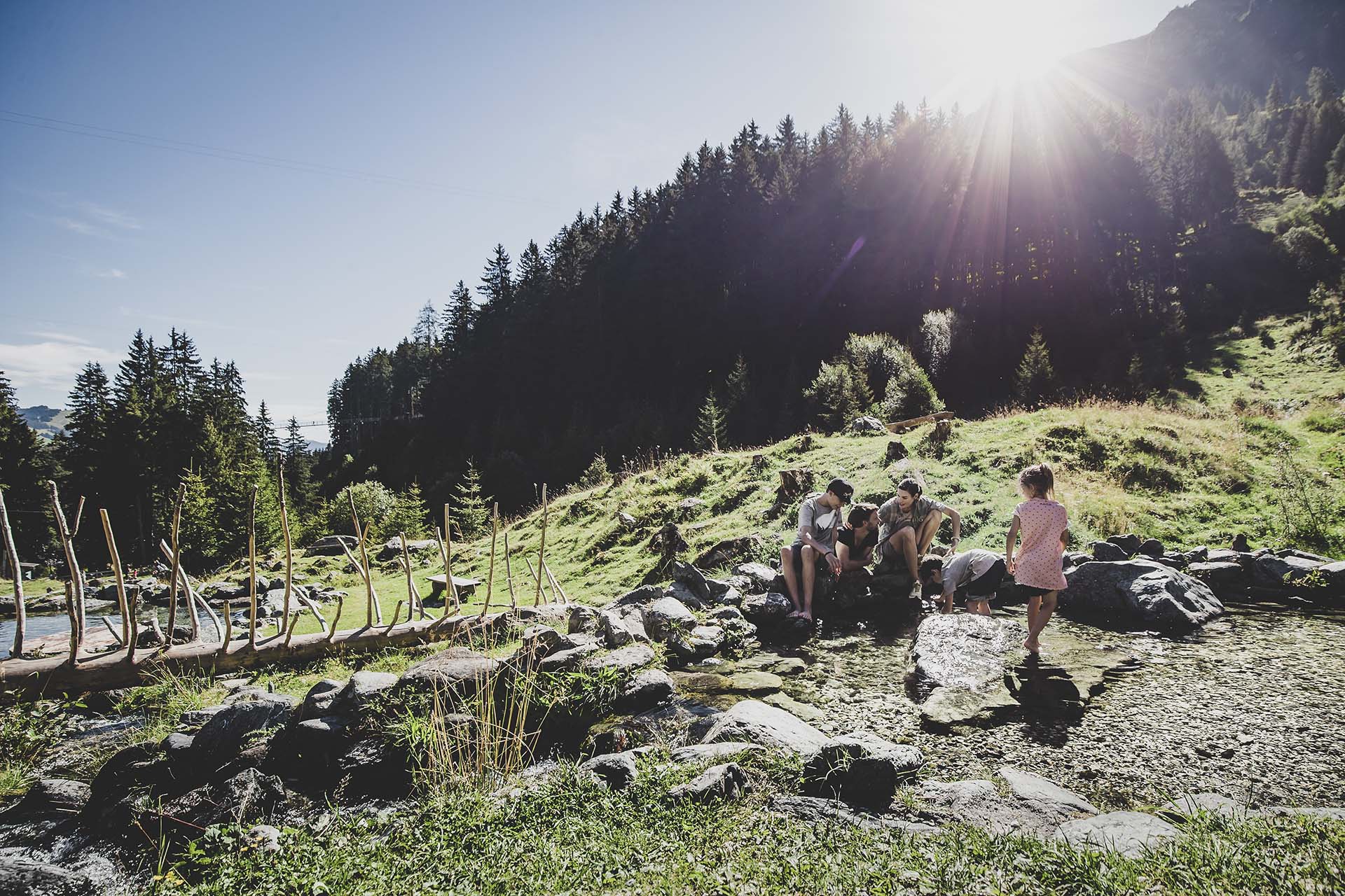 Teufelswasser im Talschluss Sommerurlaub mit der Familie in Saalbach Hinterglemm